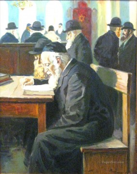 150の主題の芸術作品 Painting - ユダヤ人を読む